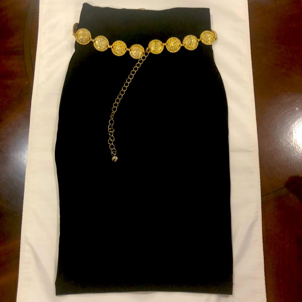 Pencil Skirt - Ladies Black spandex small